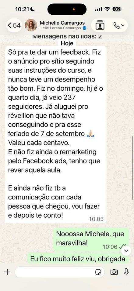 Depoimento de cliente