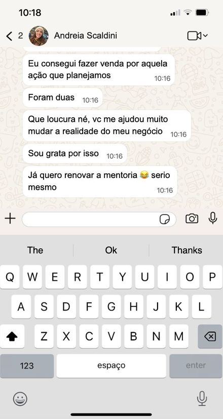 Depoimento de cliente