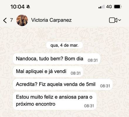 Depoimento de cliente
